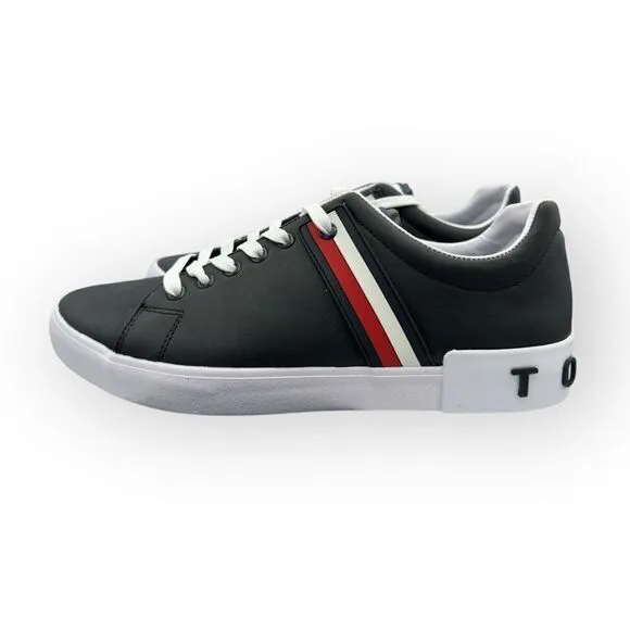 NWT Tommy Hilfiger Mens Ramus Sneaker Shoes Black Size 10.5M