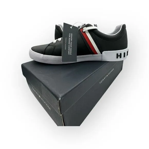 NWT Tommy Hilfiger Mens Ramus Sneaker Shoes Black Size 10.5M