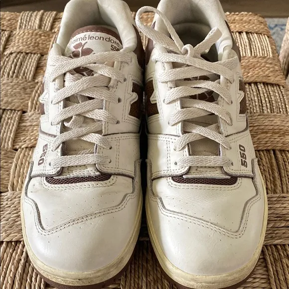 OG Men’s New Balance 550 Aime León Dore Brown Sneakers Classic Sz 8