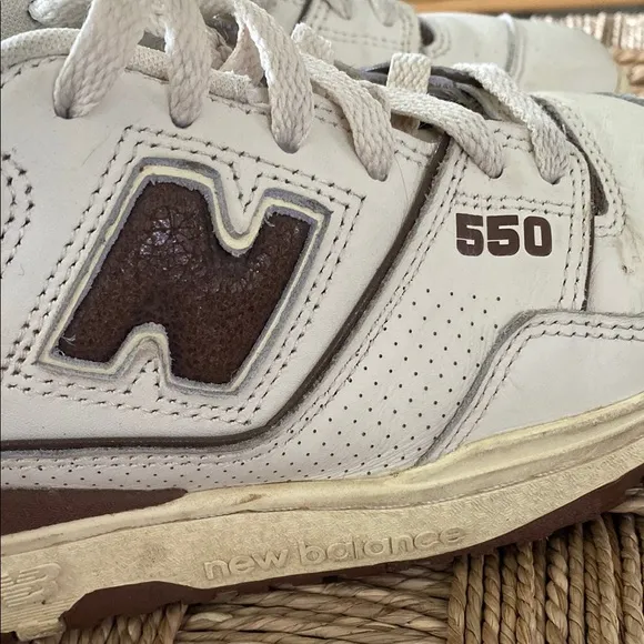 OG Men’s New Balance 550 Aime León Dore Brown Sneakers Classic Sz 8