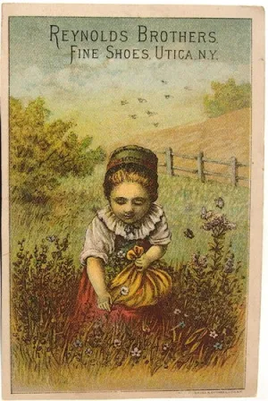 Old trade card: Reynolds Brothers Fine Shoes