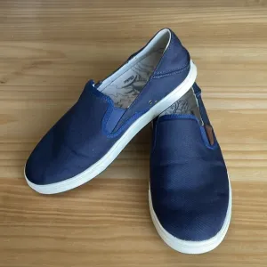 OluKai Kahu Navy Blue Slip On Shoes