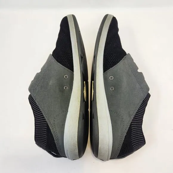 OluKai Mens Makia Ulana Kai Black Gray Slip On Sneakers Size 9.5 Casual Shoes