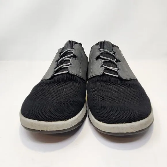 OluKai Mens Makia Ulana Kai Black Gray Slip On Sneakers Size 9.5 Casual Shoes