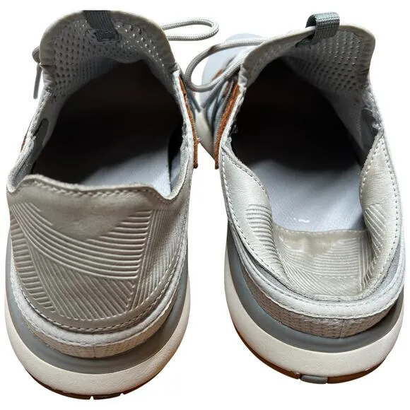 OLUKAI Mio Lī Men's Size 12 Athletic Shoes Mist Grey/Poi Lightweight Sneakers
