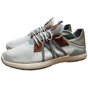 OLUKAI Mio Lī Men's Size 12 Athletic Shoes Mist Grey/Poi Lightweight Sneakers