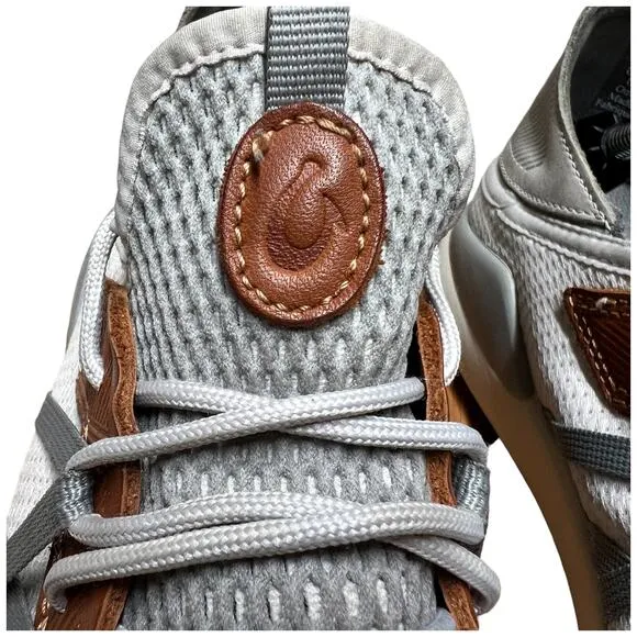 OLUKAI Mio Lī Men's Size 12 Athletic Shoes Mist Grey/Poi Lightweight Sneakers
