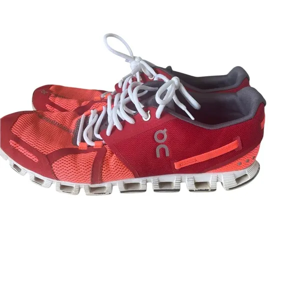 On Cloud 24/7 2015 Running Shoes Swiss Engineering OC Red/Flash US 11.5 Sneakers