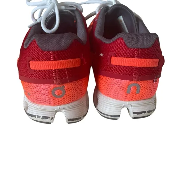 On Cloud 24/7 2015 Running Shoes Swiss Engineering OC Red/Flash US 11.5 Sneakers