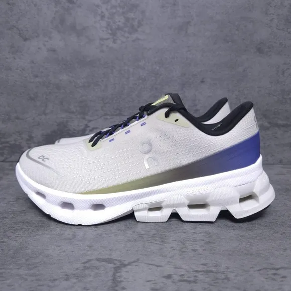 ON CLOUD Cloudspark Running Shoes Womens 10 Ice Grove Grey Green Blue Nby