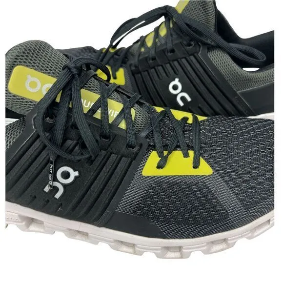 ON CLOUD Cloudswift Running Shoes Magnet‎ Black Citron Size 13