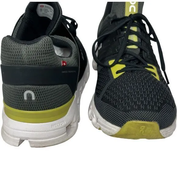 ON CLOUD Cloudswift Running Shoes Magnet‎ Black Citron Size 13