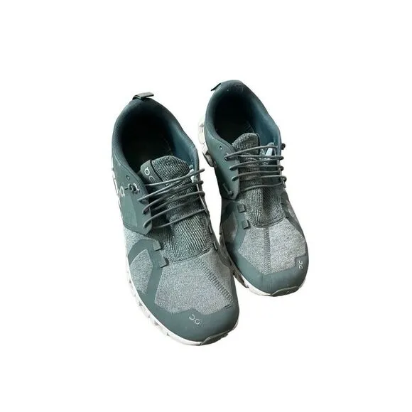 ON Cloud Mens Olive Green Terry Running Sneakers Shoes Size 10