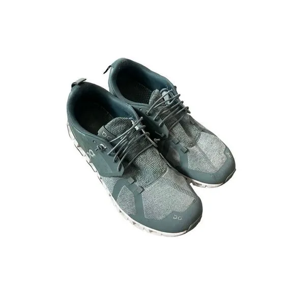 ON Cloud Mens Olive Green Terry Running Sneakers Shoes Size 10