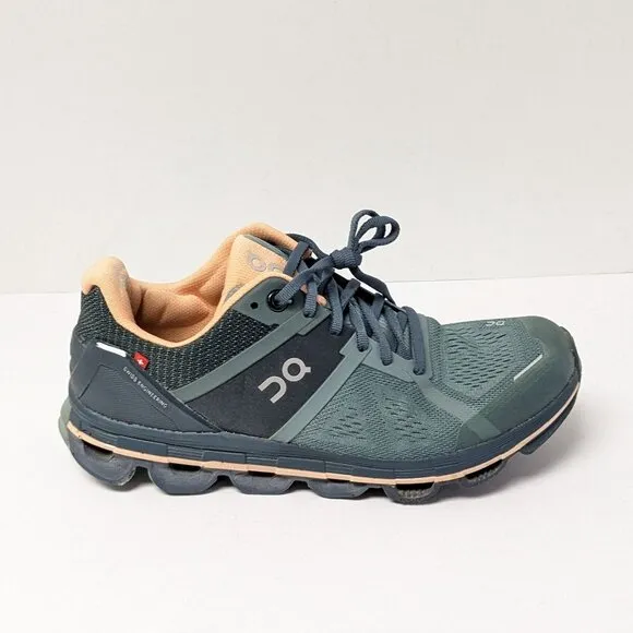 On Cloudace Running Shoes, Sea/Almond, Women's 7 M