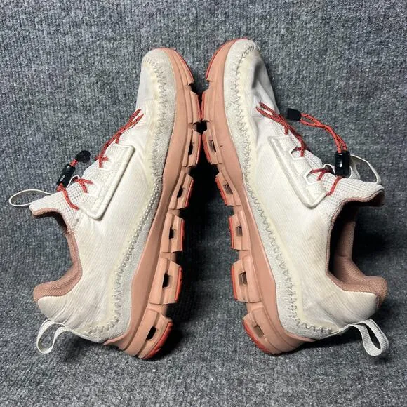 On Cloudaway 49.99131 Sneakers Women's US 8 Beige Toggle Lace Running Shoes