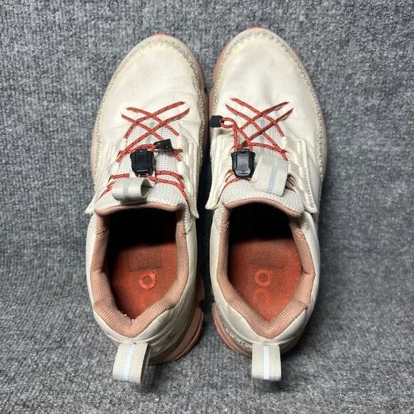 On Cloudaway 49.99131 Sneakers Women's US 8 Beige Toggle Lace Running Shoes