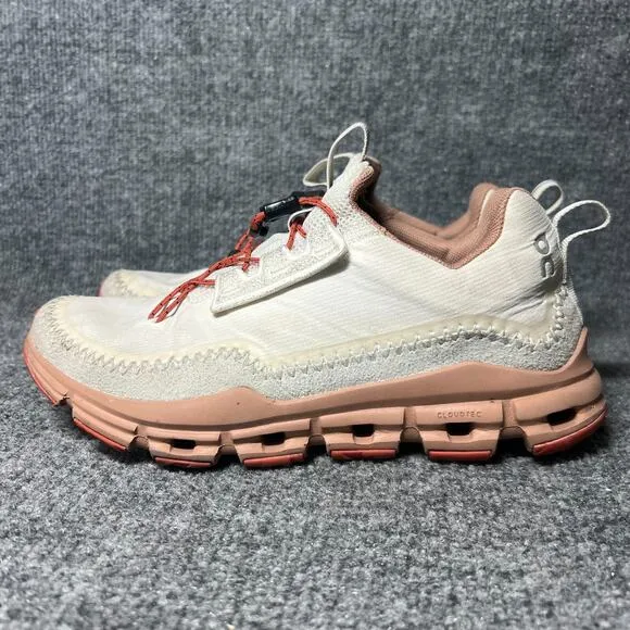 On Cloudaway 49.99131 Sneakers Women's US 8 Beige Toggle Lace Running Shoes