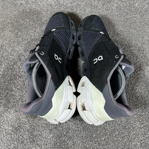 On Cloudflyer 4 Black White Athletic Running Shoes Men’s Sz 11.5 No Insoles