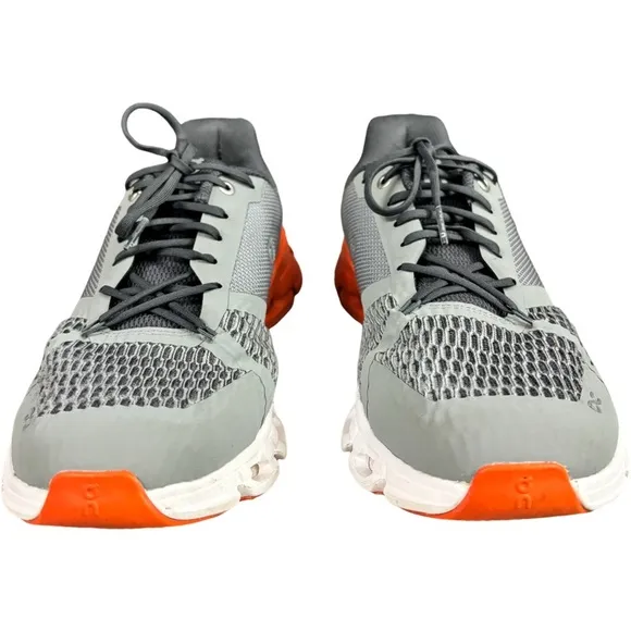On CLOUDFLYER  Men's Running Shoes /Grey/ Orange/US 8.5
