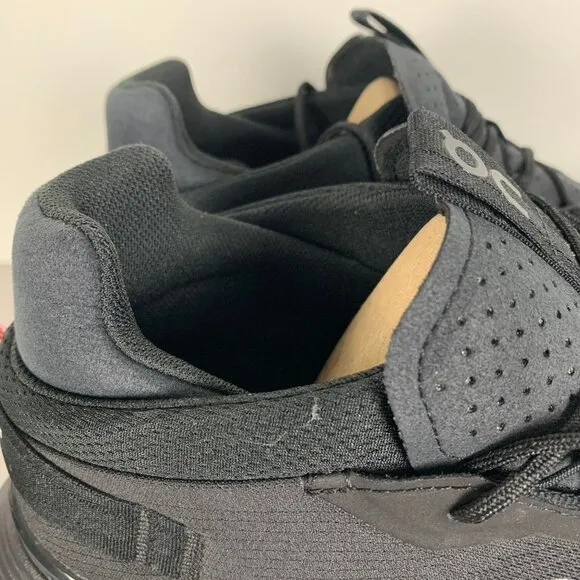 On Cloudnova Men's size 10.5 Black Running Shoes
