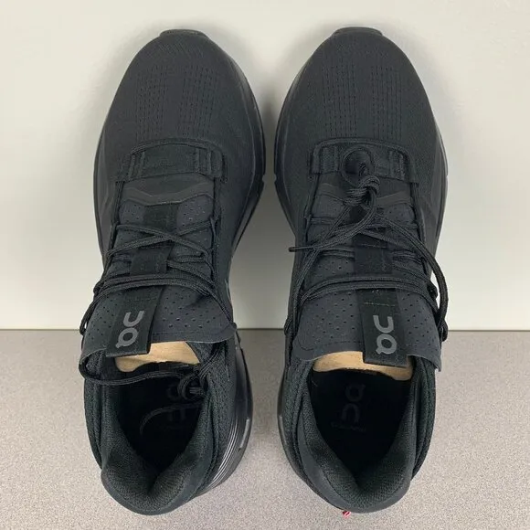 On Cloudnova Men's size 10.5 Black Running Shoes