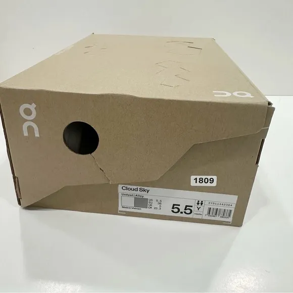 On Running Cloud Sky Youth Big kids shoes