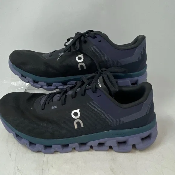 On Running Cloudflow 4 Men's Black Storm Running Shoes Sneakers Size 10M