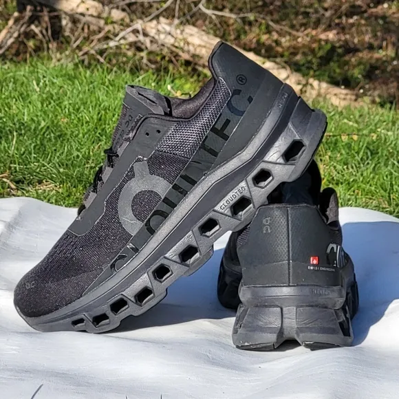 On Running CloudMonster Men's Black Running Shoes