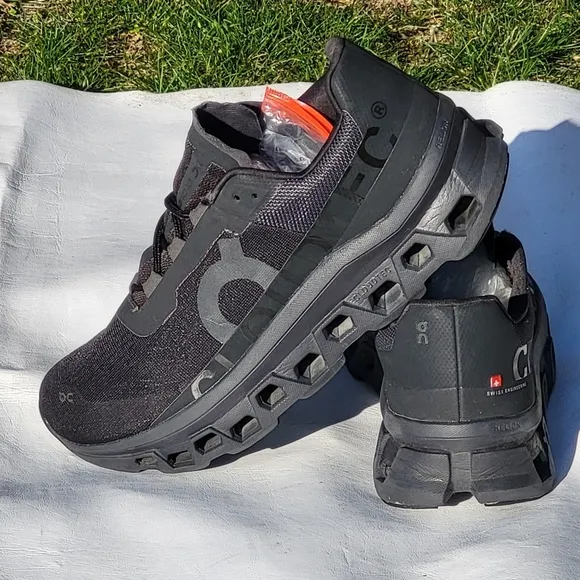 On Running CloudMonster Men's Black Running Shoes