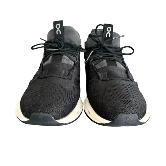 On Running Cloudnova Black Mesh Running Shoes Sneakers Men’s Size 10.5