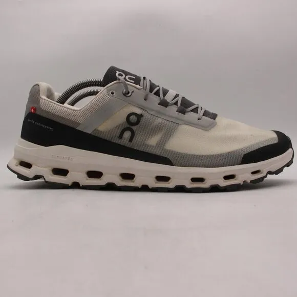 On Running CloudVista Men's US 12 Black White Athletic Running Shoes Sneaker