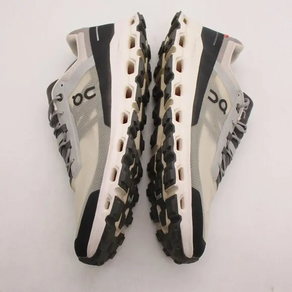On Running CloudVista Men's US 12 Black White Athletic Running Shoes Sneaker