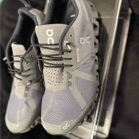 On Running Gray Athletic Shoes with Cushioned Midsole
