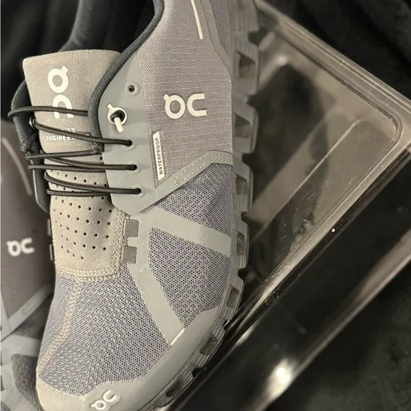 On Running Gray Athletic Shoes with Cushioned Midsole