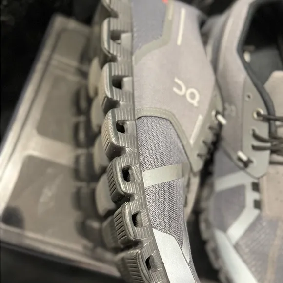On Running Gray Athletic Shoes with Cushioned Midsole