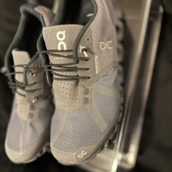 On Running Gray Athletic Shoes with Cushioned Midsole