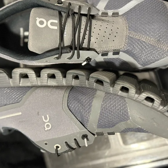 On Running Gray Athletic Shoes with Cushioned Midsole