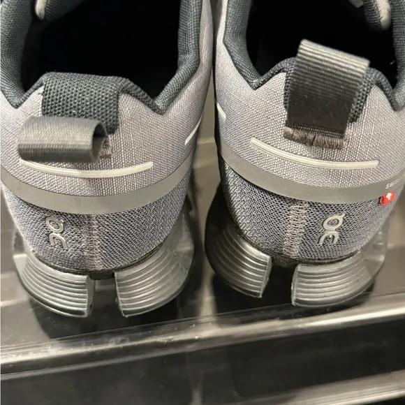 On Running Gray Athletic Shoes with Cushioned Midsole