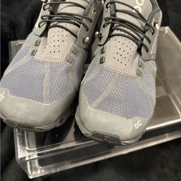 On Running Gray Athletic Shoes with Cushioned Midsole