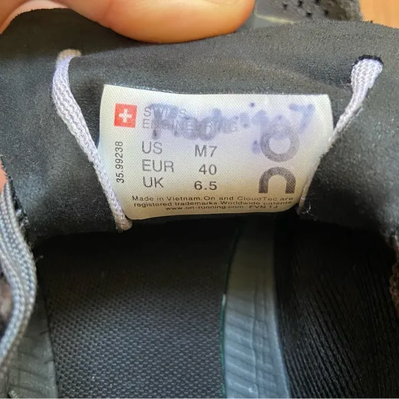 On Running Men’s CloudFlow Running Shoes Size 7