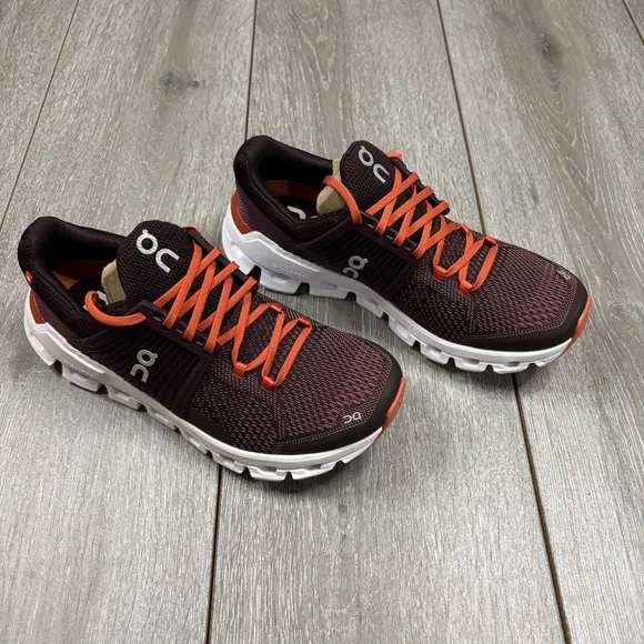 ON Running Womens Cloudswift running shoes plum/ dawn sports shoes sz 6.5 NIB