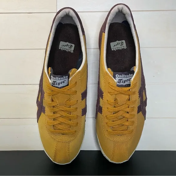 Onitsuka Tiger Corsair Mustard Brown Women's Size 6.5 Shoes Sneakers Asics