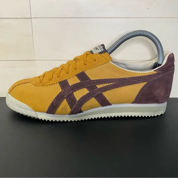 Onitsuka Tiger Corsair Mustard Brown Women's Size 6.5 Shoes Sneakers Asics