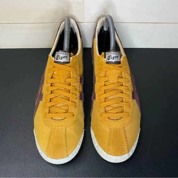 Onitsuka Tiger Corsair Mustard Brown Women's Size 6.5 Shoes Sneakers Asics