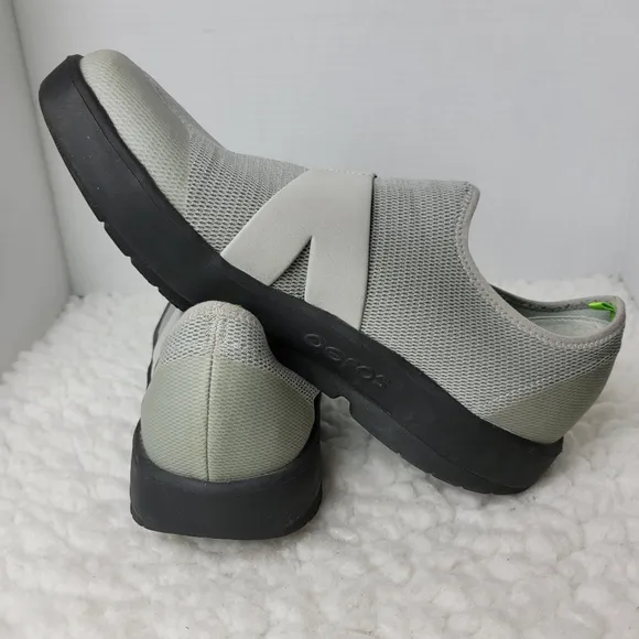 Oofos Oomf Low Mens Size 12 Gray Slip On Recover Shoes