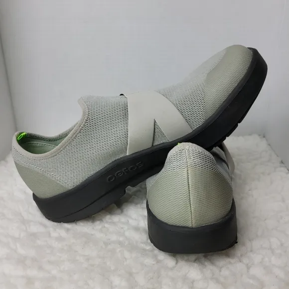 Oofos Oomf Low Mens Size 12 Gray Slip On Recover Shoes