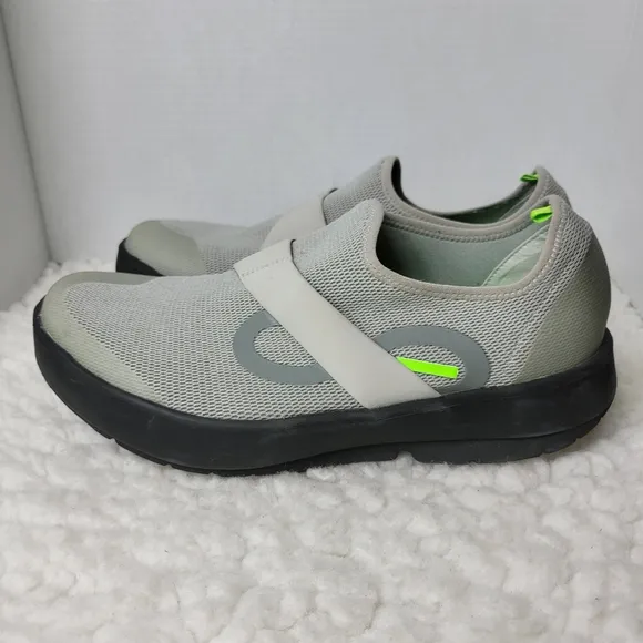 Oofos Oomf Low Mens Size 12 Gray Slip On Recover Shoes