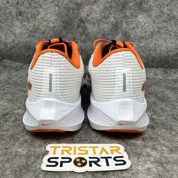OSU Cowboys Nike Zoom Pegasus 40 Running Shoes Mens Size 6.5 White DZ5973-100