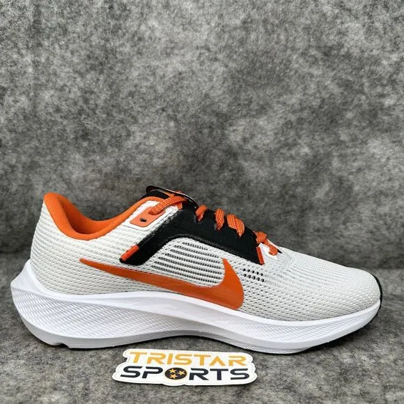 OSU Cowboys Nike Zoom Pegasus 40 Running Shoes Mens Size 6.5 White DZ5973-100